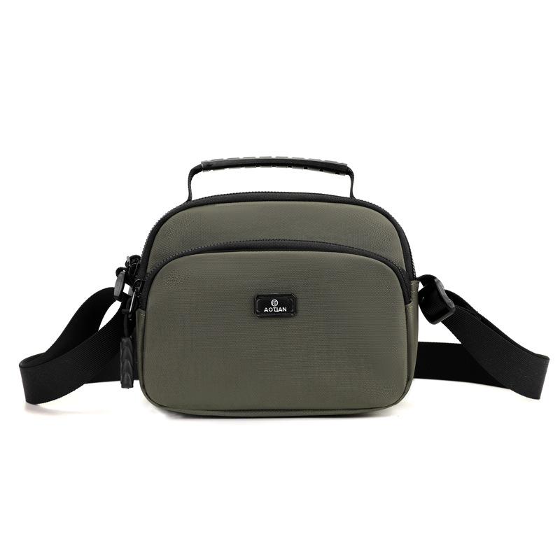 

Мини-сумка мужская сумка для мобильного телефона сумка через плечо сумка Оксфорд темные хаки