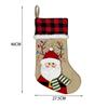 Gifts Elk Bear Christmas Socks Snowman Cartoon New Year Socks Gift Bags for Fireplace