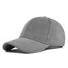 Soft Top Baseball Cap Solid Color Suede Plush Duck Tongue Cap Outdoor Sports Cap Sunshade Panel Cap Cl745-1 Black