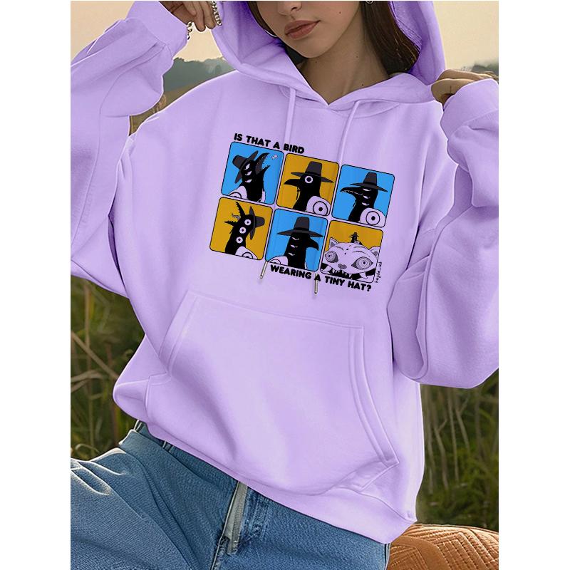 Kpop Demon Hunters Tiger Pocket Hoodies Manga Harajuku Hoody Hooded Women's Autumn Winter Sweatshirts Girls Pullovers Clothes
