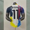 Camisa de Edição de Jogador: Camisa de futebol comemorativa de manga curta do Santos