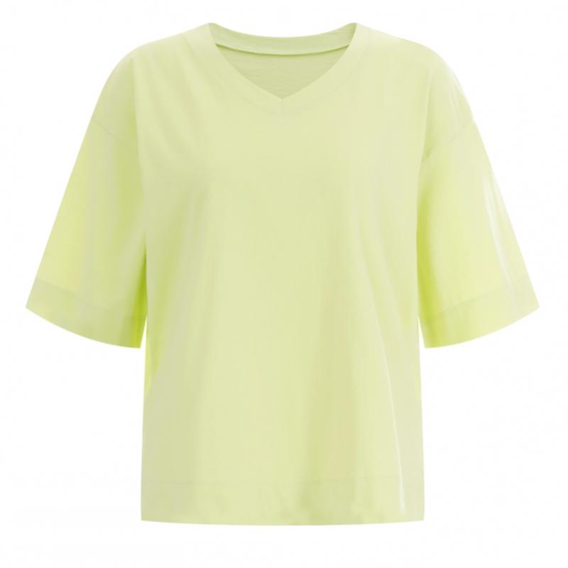 Shop   Women V Neck 5 8 Loose Fit 100  Cotton Bio Washing Short sleeVe Dai Wsh  