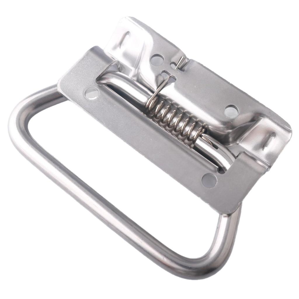 LS604 Stainless Steel Spring-Folding Movable Handle for Toolbox and High Voltage Cabinet