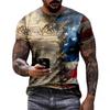 Summer Trendy Men's Casual Short Fashion Sleeved T-shirt