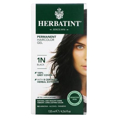 Permanent Color Gel, 1N, Black, 4.56 Fl Oz (135 Ml)