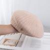 Retro literary and artistic knitted beret female autumn British style high sense temperament versatile painter hat newsboy hat