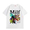 Man L Love Fish Funny Ocean Meme Graphic T Shirts Harajuku Y2k Short Sleeve T-shirt Men Women Clothing Oversized T-shirts