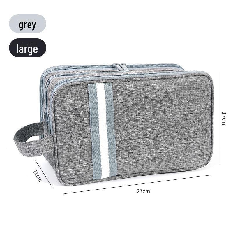 New Arrival Portable Cosmetic Bag with Wet & Dry Separation - Stylish Toiletry & Travel Storage Solution