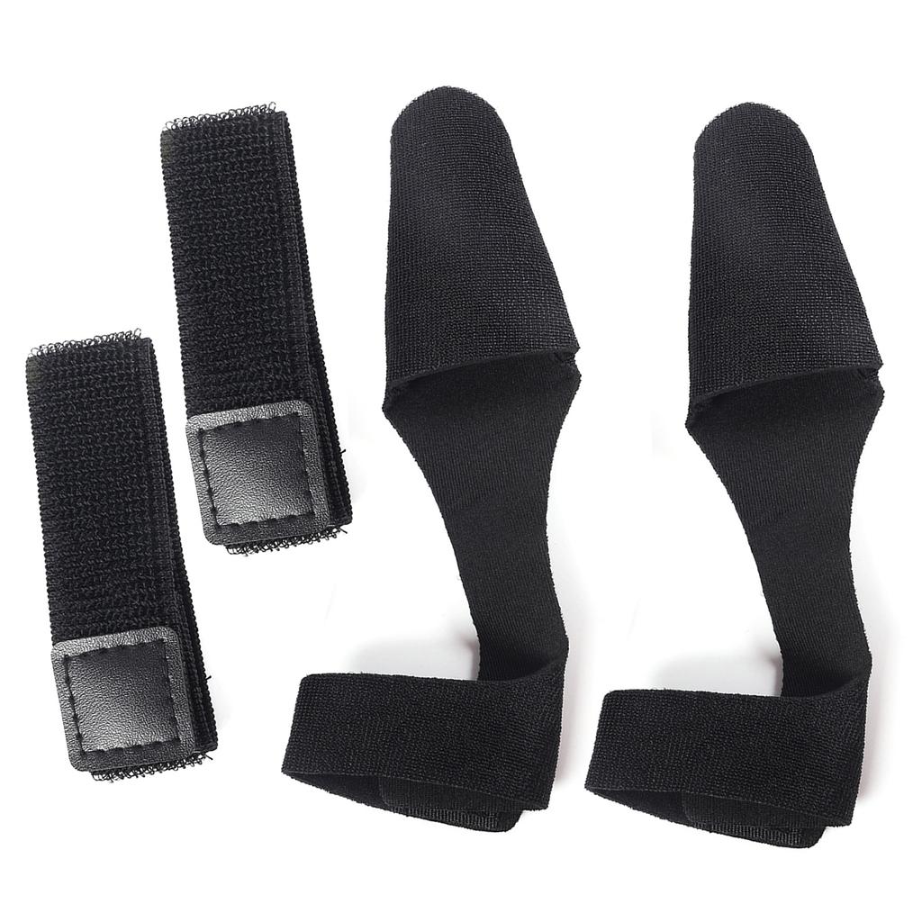2pcs Fishing Rod Protector Cover and 2pcs Fishing Rod Tie Fastener Belt