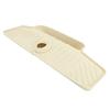 Faucet Mat with Storage Basket Fast Drying Kitchen Sink Splatter Guard Silicone Draining Mat Sink