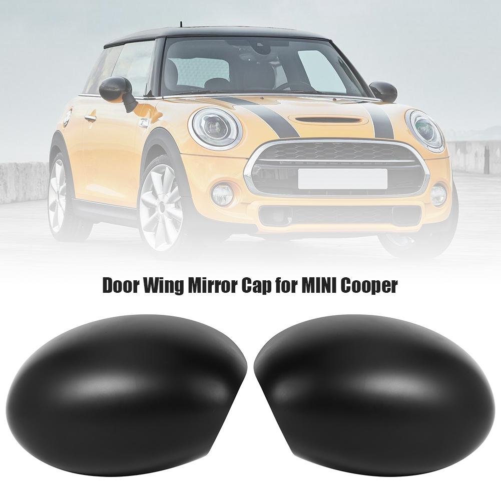 Rearview Door Wing Side Mirror Covers Caps for MINI Cooper R52 R50 R53 2001-2006 Car Shell Outside Rear View Mirror