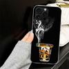 Cigar Whiskey Ice Drink Case for iPhone 17 Air 16 16E 15 14 11 Pro Max Soft Phone Cover 12 13 Mini 7 SE 2020 8 Silicone Black Ca