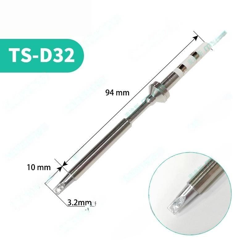 TS Series Soldering Iron Heads Anti-Oxidation Wear Resistant TS-K KU ILS C4 JL02 BC2 Fit TS100 Pine64 for Electronic Maintenance
