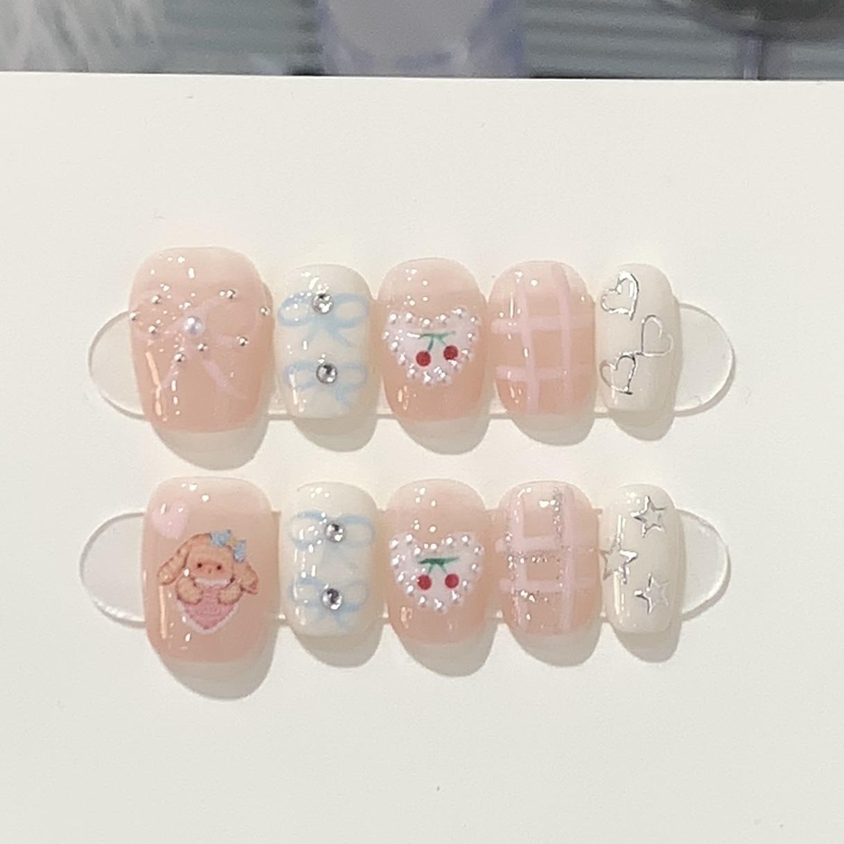 

Ежедневные короткие бусы ручной работы Jiayuanqi Small Cherry Patch XS