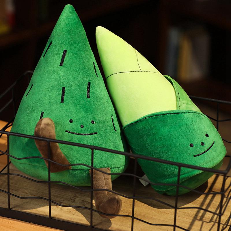 Cross-Border Cute Pine Tree Bamboo Shoot Plush Pillow Toy for Kids