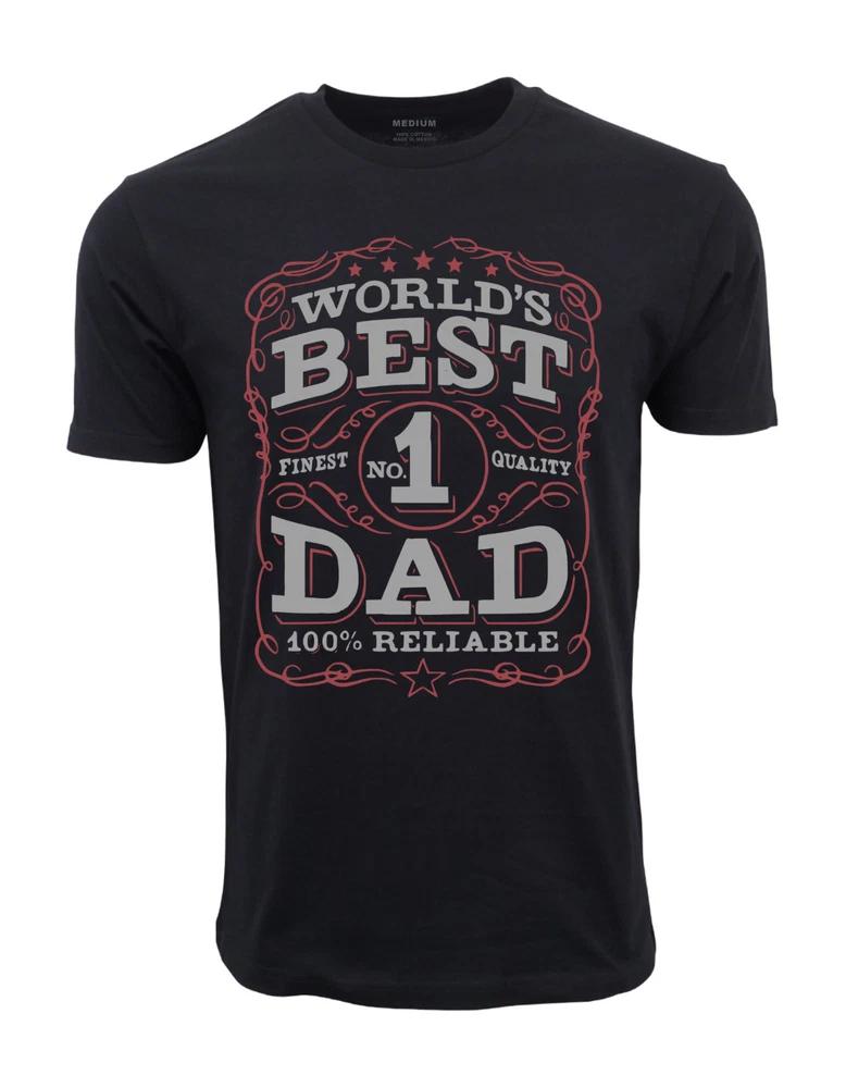 Worlds Best Dad Graphic T Shirt S