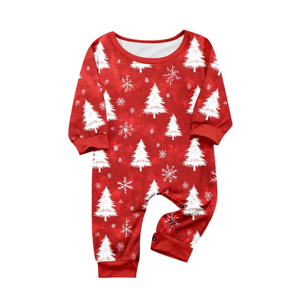 Druck Niedliches Familien-Set Pyjamas, Hauskleidung, Familien-Set Langarm-Oberteil Hosen-Set