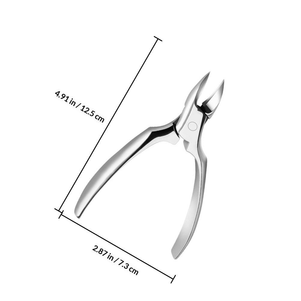 1Set Eagle Beak Toenail Clipper Stainless Steel Cuticle Nipper Home Cuticle Trimming Tool Nail Dead Skin Scissor Pedicure Foot