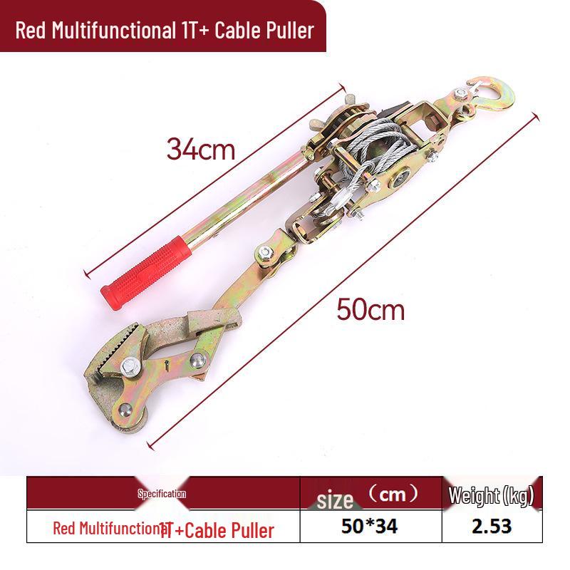 Multi-Spec Steel Wire Rope & Double Hook Tightener