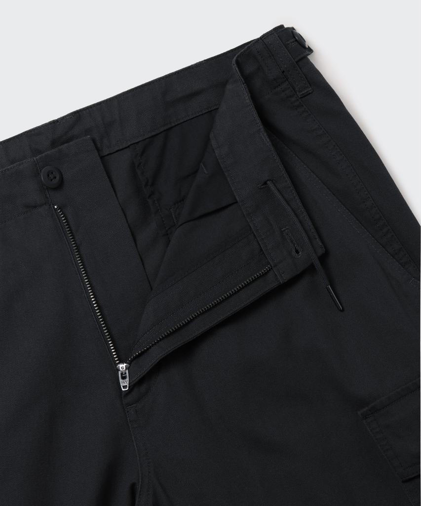 Musinsa Standard Cotton Wide Multi-Pocket Cargo Pants [Black]