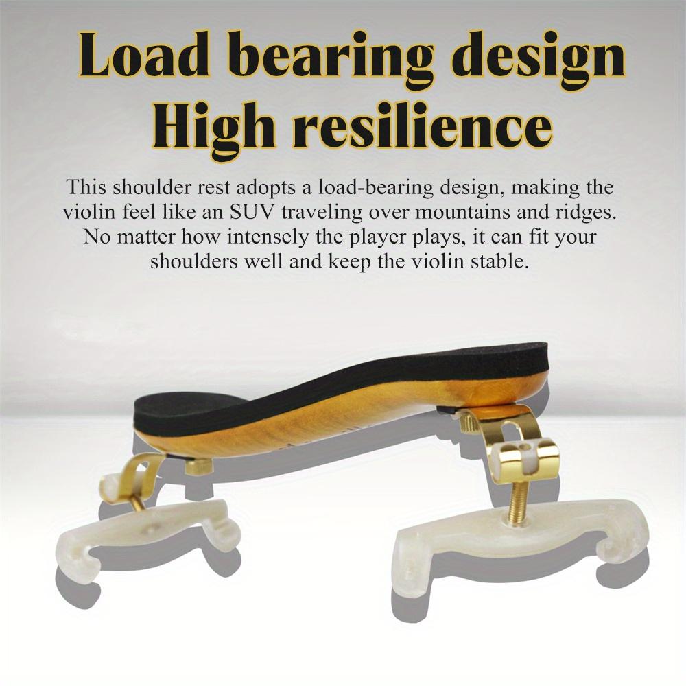 AstonVilla Wooden Violin Shoulder Rest for 1/2 1/4 3/4 4/4 Violins Adjustable Violin Shoulder Rest Decompression Playing