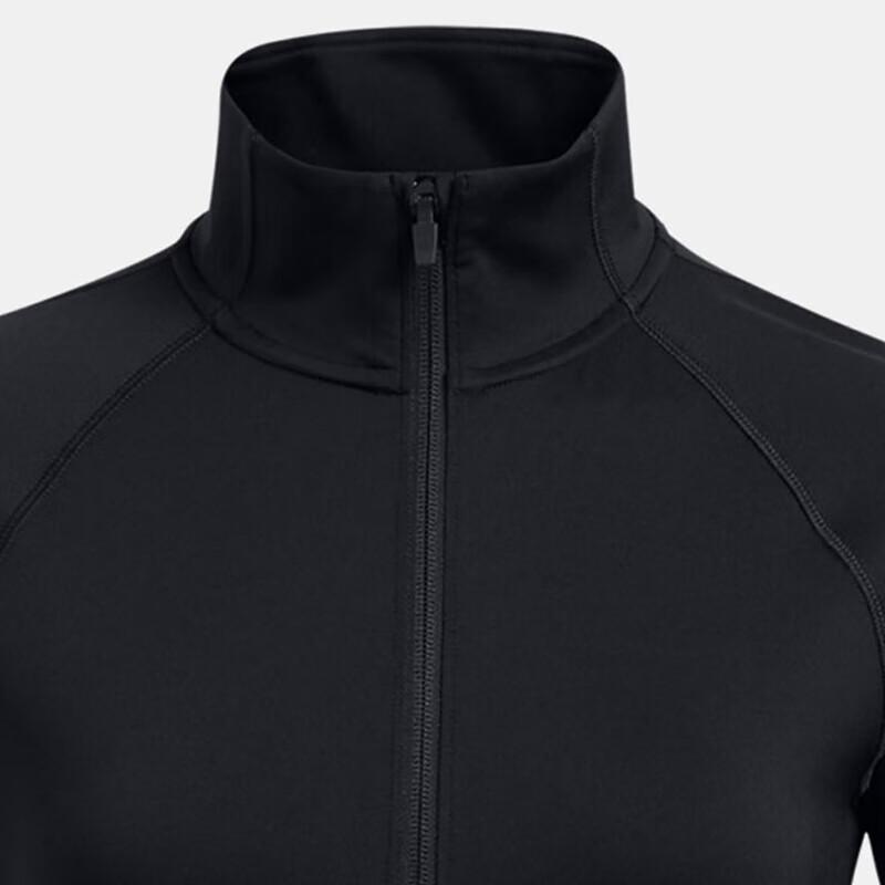 Under Armour Fashion Long Sleeve Zip Jacket Women Jackets Black 1386403-001