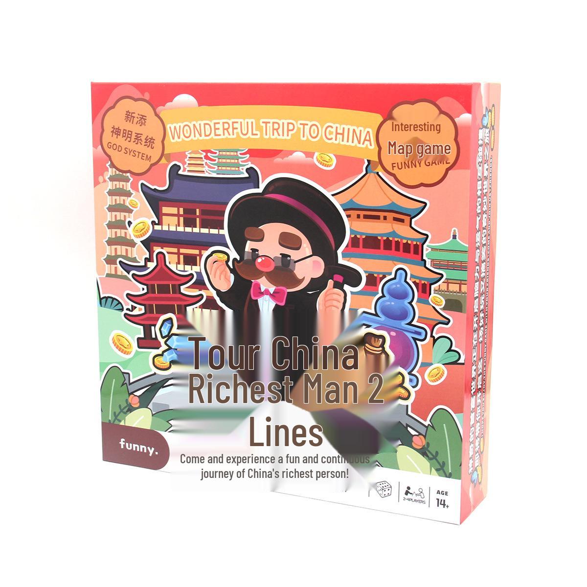 Luxury Edition Tycoon: Journey with China s Richest - Parent-Child Travel Game and World Map