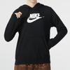 Nike Logo Printed Running Training Hoodie for Women Black