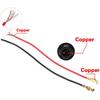 Senzeal T10 W5W 194 LED Bulbs 921 Sockets Adapter Rubber + Copper Wire 6pcs