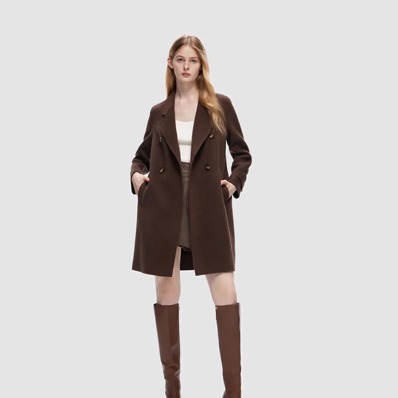 

ELLASSAY Women s Elegant Wool Blend Coat S