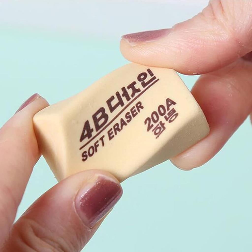 30Pcs/set 4b Eraser Set Korean Versionspecial for Primary School Students Children's Clean and Does Not Leave Marks