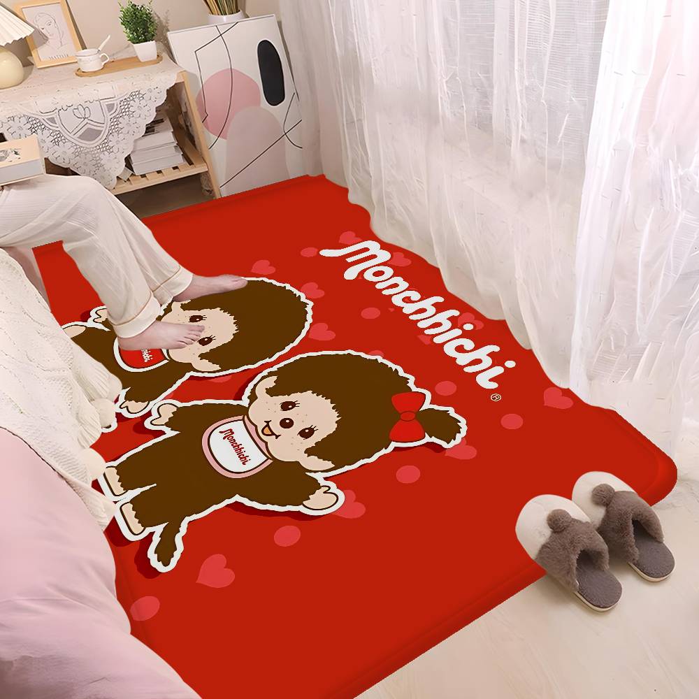 

Anime M-Monchhichi Cute Door Mat Washable Non-Slip Living Room Sofa Chairs Area Mat Kitchen Doormat Area Rug 40x60cm