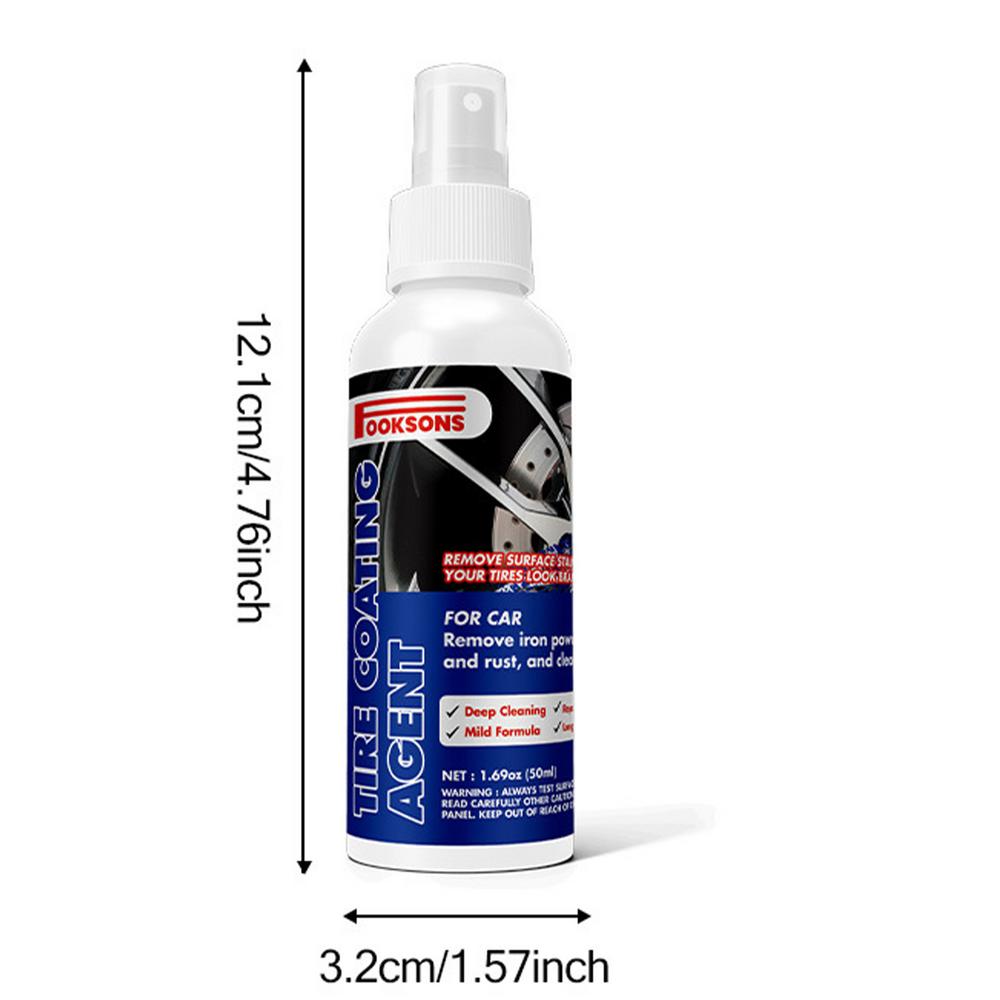 For Varnish Polish Tire Shine Spray Tire Cleaner 100ml Shiny Car Stuff Tire Cleaner Spray Wet Tire Dressing For Car SUV Home