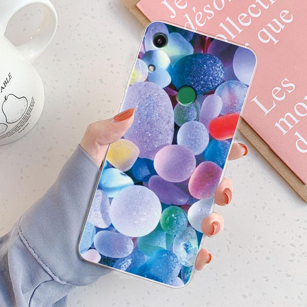 For Honor 8A Case Cover Honor 8A Pro Chic Girl Marble Silicone Clear Phone Cases for Honor 8A JAT-LX1 8 A Honor 8A Prime Bumper