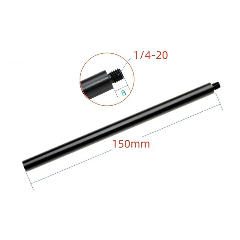 Universal Aluminum Extension Arm 1/4 Male Female Connectors Port Extension Rod Poles for Action Camera & Tripods