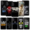 Gym Fitness Bodybuilding Case for Samsung A51 A71 A21S A12 A11 A15 A25 A31 A41 A23 A33 A53 A73 A03S A05S A13 5G A35 A55 Cover