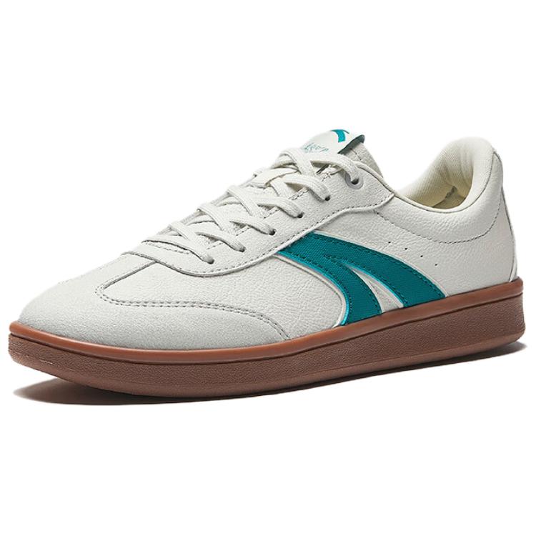 Anta Trendy Retro Ttlite Wear-Resistant Lightweight Low-Top Skate Shoes Women Sneakers Digital-Mist-Gray Spirit-Green 922538033-2