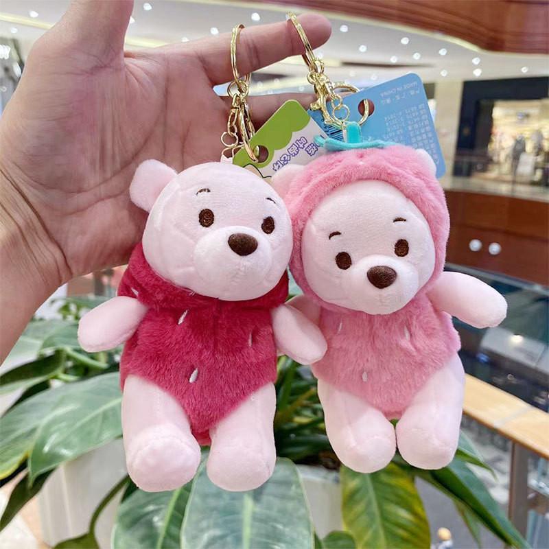 Plush Cozy Short Bear Astronaut Doll Keychain Vibrant Colors For Collecting Fun