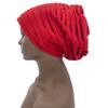 Solid Color Women Pleated Turban Hat