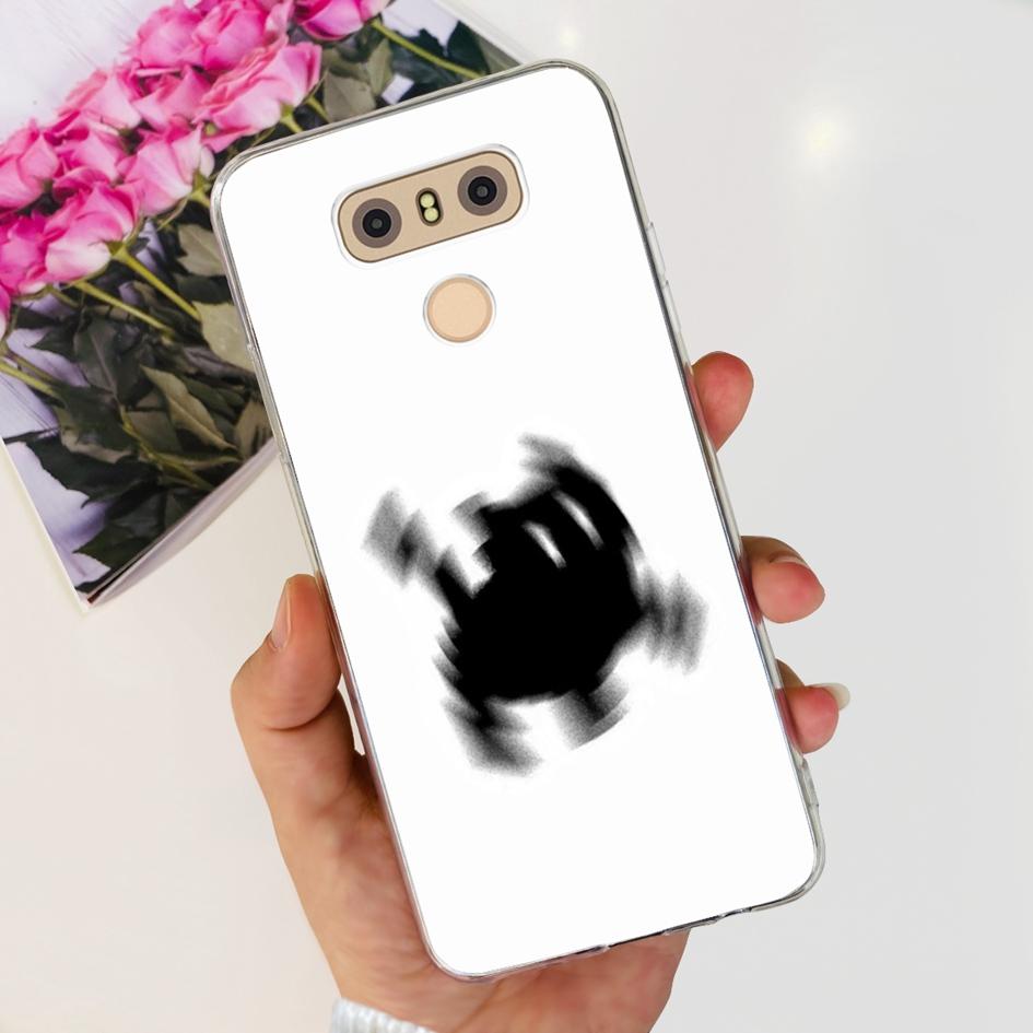 For LG G6 Plus Case LGM-G600K Phone Cases Popular Flower Soft Silicone Clear Protective Shell For LG G6 G 6 LG6 LGG6+ Back Cover