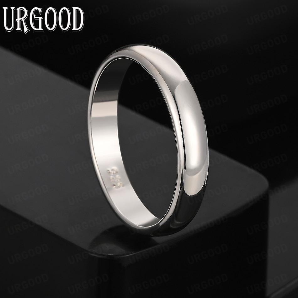 925 Sterling Silver Ring Men Women Fashion Wedding Jewelry