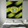 Canberra Raiders Wall Tapestry Aesthetic Wall Hanging Printed Fabric Blanket Decorative Tapestries for Bedroom Living Room Home Decor