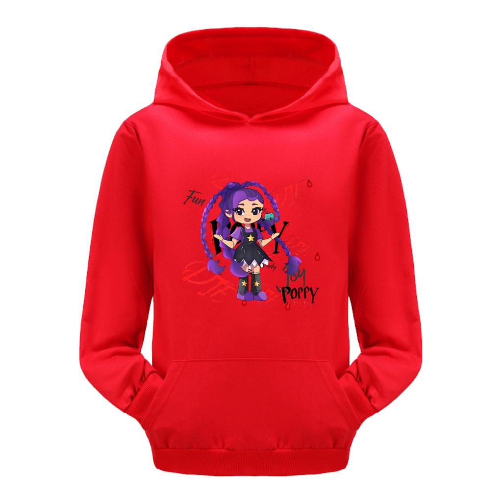 5593 Kids Girls Lily Lovebraids Print Casual Long Sleeves Hoodies Puterwear Street Hoodie