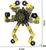 Trottola da Dito Giocattolo Catena Giocattolo Robot Robot Deformabile Fai da Te Robot Deformato Meccanico Spirale Twist Dito Decompressione Dito Bambini Adulti Pasqua