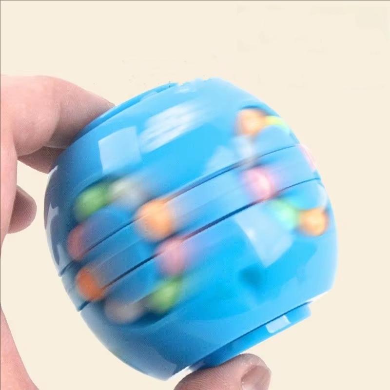Magic Bean Rotating Fingertip Toy - Intelligence & Educational Montessori Puzzle Game for Kids & Adults