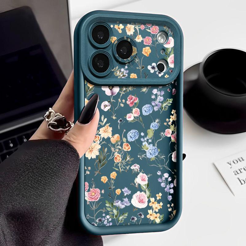 

Красочный чехол из ТПУ с узором розы для iPhone 17 16e 15 16 Pro Max 14 16 Plus для iPhone Air 13 12 Pro Max 11 Силиконовый чехол для телефона iPhone17