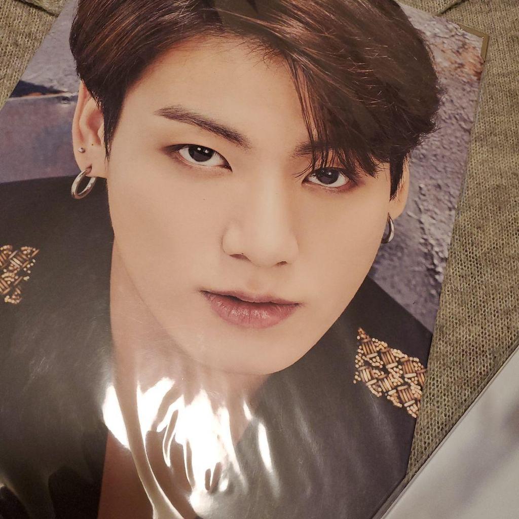 [USED] BTS Official Jungkook Fan Premium Photo Flag
