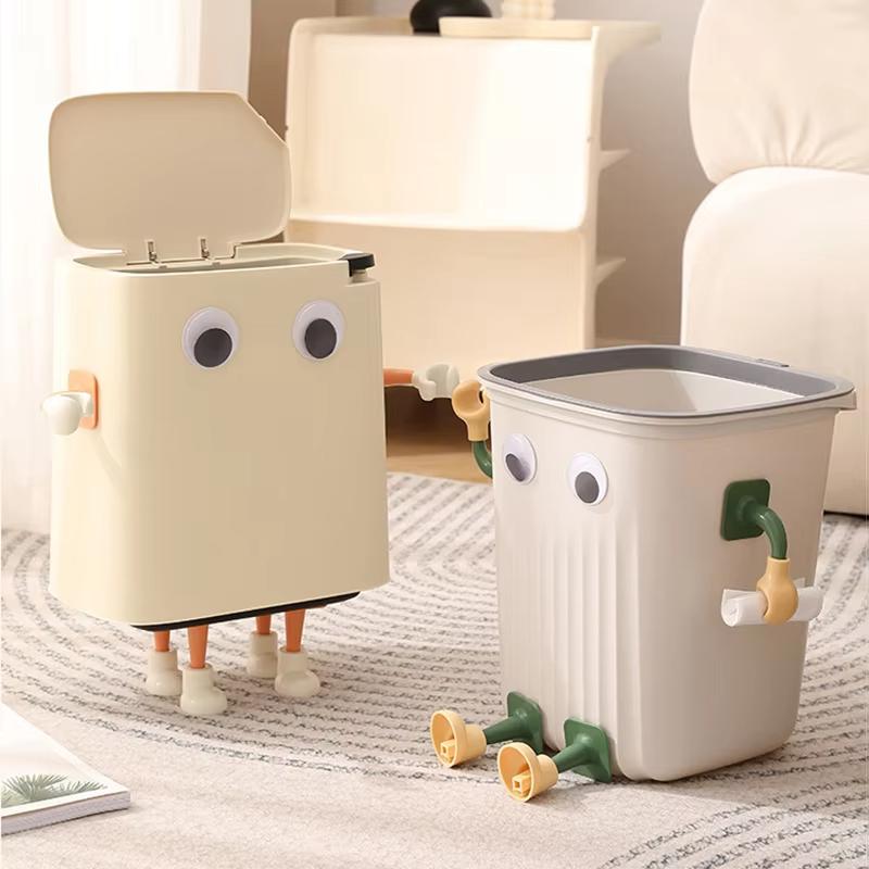 Creativity Hook Self-Adhesive Box Decorative Hook Holder Set Cute Cartoon Hand Foot Shape Hooks for Tissue Box Trash Can Stand