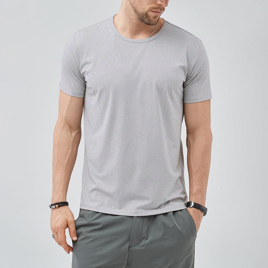 Men's Casual T Shrits Black Short Sleeve T-Shirt for Summer