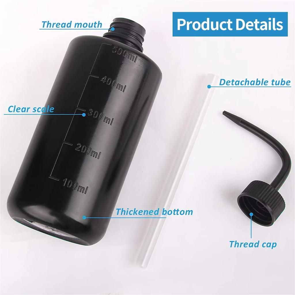 250/500ml Tattoo Spray Bottle High-quality Professional Plastic Tattoo Spray Bottle Black White Tattoo Accessories Tattoo Bottle